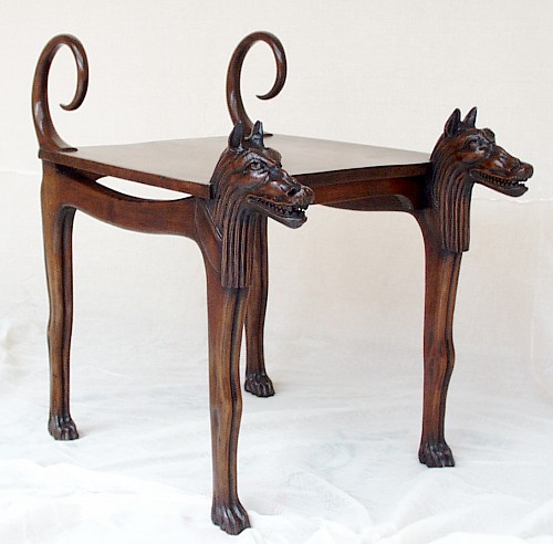 British Furniture British Egyptian-Revival Low Table,, Circa 1880. SOLD •