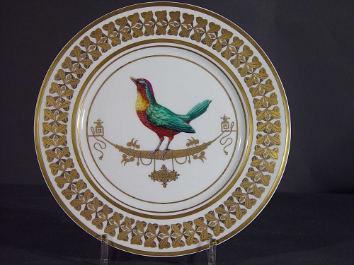 Inventory: A Set of Six Limoges Ornithological Plates, Charles Ahrenfeldt, Circa 1920-30 SOLD &bull;