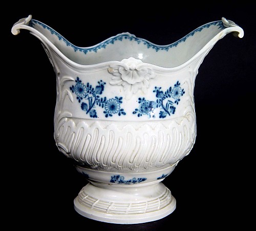 Inventory: Edme Samson et Cie, Paris, French Blue & White Porcelain Wine Cooler in the Vienna- style, Edme Samson et Cie, Paris, 19th century SOLD &bull;