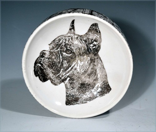 Inventory: Vintage Piero Fornasetti  Boxer Porcelain Ashtray, 1950-60s. SOLD &bull;