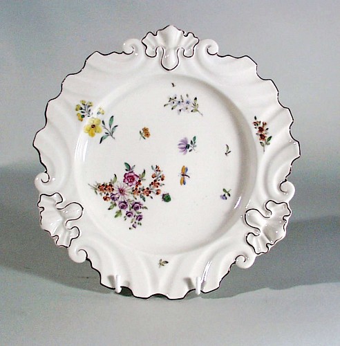 Inventory: Edme Samson et Cie, Paris, French Porcelain Shaped Plate, Edme Samson et Cie, Paris, 19th century $300
