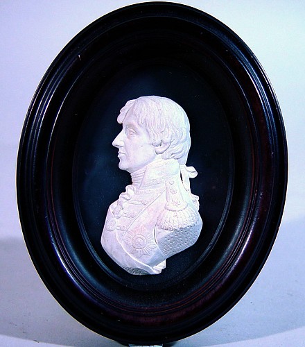 An English Glass Portrait by William Tassie of Admiral Lord Nelson, Dated 1804. SOLD •