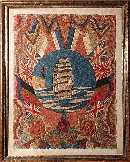 Sailor&#039;s Woolwork, ~~ A New Item ~~ Sailor's Woolwork ~~ Woolie ~~ Ship ~~, Sailor's Woolwork
NY09784, ny9784-sailors-woolie-clipper-ship-porthole-view.jpg
Textile
SOLD &bull;