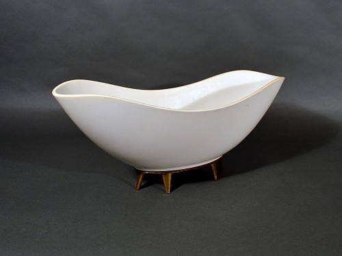 Inventory: Siegmund Schutz Siegmund Schütz Modernist Bowl for KPM Berlin, 1950s $1,250