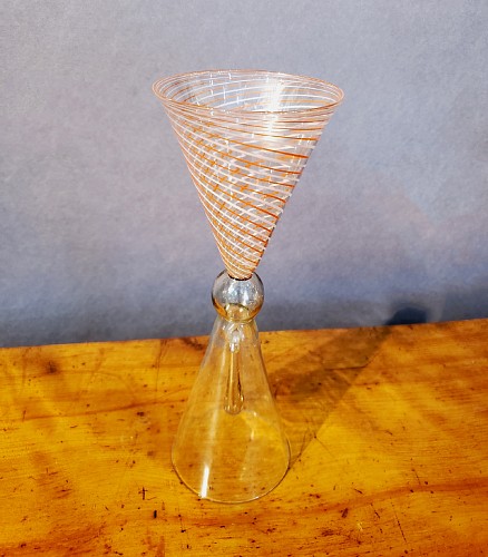 Bimini Glass Bimini Bell Glass, 1930s $250