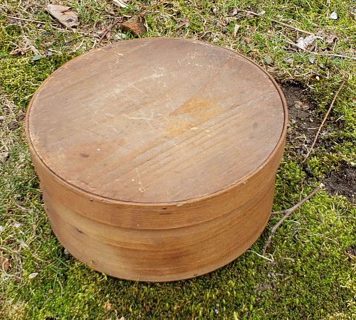Inventory: American Furniture Primitive  American  Nesting Bentwood Boxes (2), 1st part of 20th Century $125