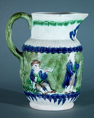 Pearlware English Pottery Pearlware  Parson, Clark & Sexton Jug,, Circa 1790-1810 $1,900