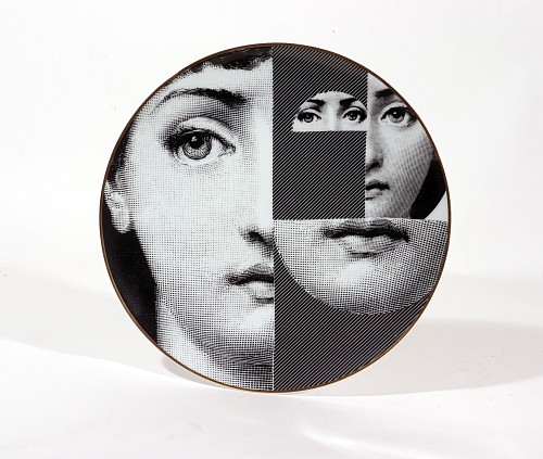 Piero Fornasetti Piero Fornasetti Rosenthal Themes and Variations Porcelain Plate, # 27, 1980 $785