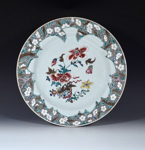 Chinese Export Porcelain Chinese Export Famille Rose Porcelain Dish, Circa 1730-35 $2,750