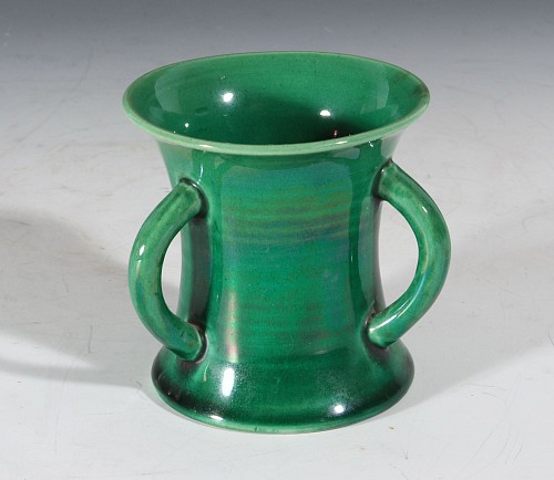 British Pottery English Pottery Greenware Miniature Tyg Mug, 1800-40 $325