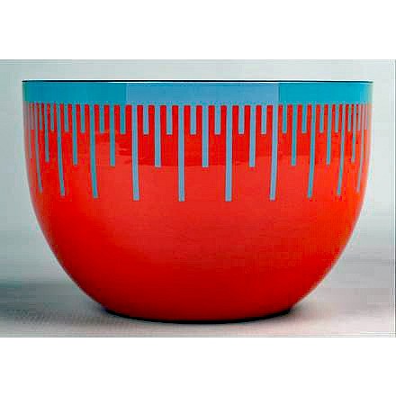 Richard Anuszkiewicz Richard Anuszkiewicz Op Art Enamel Bowl, 1976 $2,750