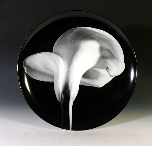 Inventory: Robert Mapplethorpe Robert Mapplethorpe Botanical Porcelain Plate, Calla Lily, 1984, 1984 $1,500