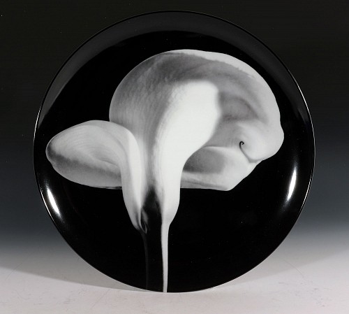 Inventory: Robert Mapplethorpe Robert Mapplethorpe Botanical Porcelain Plate, Calla Lily, 1984, 1984 $1,500