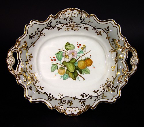 Ridgway Porcelain Ridgway Botanical Desert Service with Fruit, 1830 $10,500