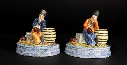 Inventory: Pearlware English Pottery Pearlware Figures of Sailors, 1820 $3,750