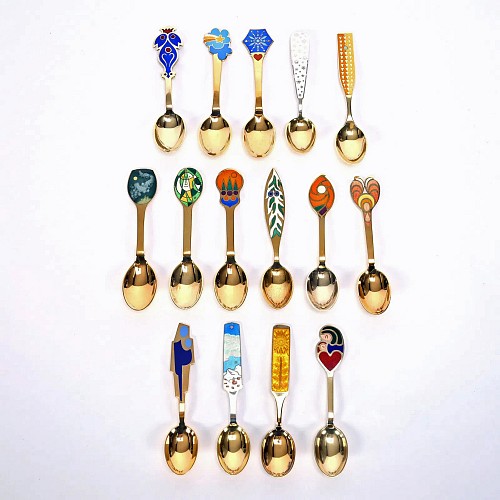 Inventory: Mid-century Modern A. Michelsen Christmas Spoons