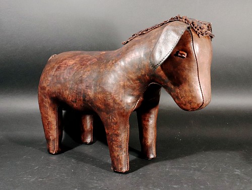 Inventory: Dmitri Omersa Vintage Dmitri Omersa Leather Donkey Figure, 1960s-70 $2,500