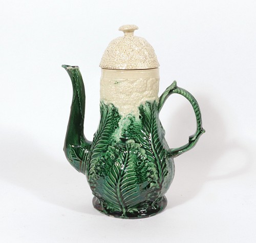 Creamware Pottery English Creamware Pottery Cauliflower Coffee Pot and Cover, 1765 $2,250