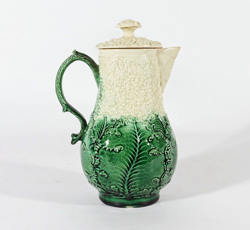 Creamware Pottery 18th Century Staffordshire Creamware Cauliflower Milk Jug and Cover, Probably by William Greatbach/ Josiah Wedgwood., 1765 $2,250