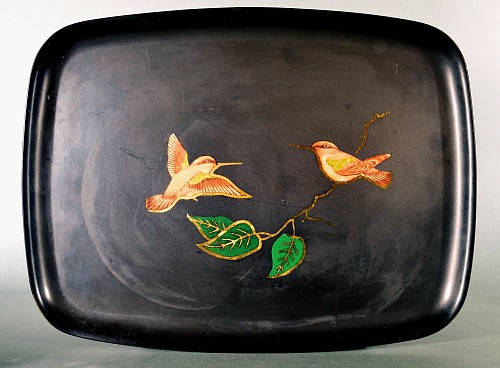 Courac Huming Bird Couroc Tray, 1987 $120