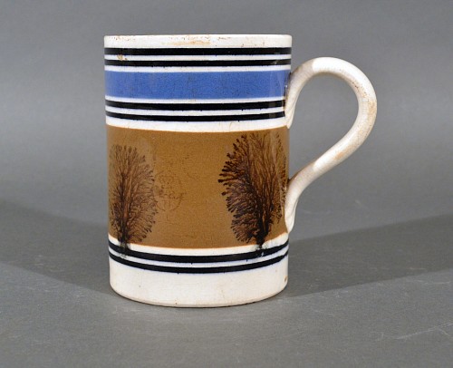 Inventory:  Mocha, Mocha Pottery Large Pealware Mug, 20th Century, $500