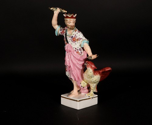 Inventory:  Derby Factory, 18th-century Derby Porcelain of Jupiter with Eagle, 1775-80, $1,250