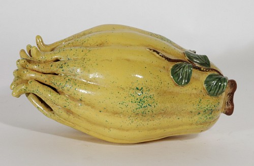 Chinese Export Porcelain Chinese Porcelain Altar Fruit in the Form of a Buddha's Hand Citron, 1850-1875 $800