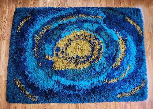 Ege TÃ¦pper Raya Rug Ege TÃ¦pper Sun Burst Rya Rug, Late 1960s-early 1970s $5,000