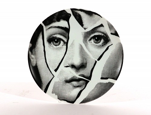 Inventory:  Piero Fornasetti, Fornasetti Themes and Variations Plate, Number 2, 1995-2005, $785