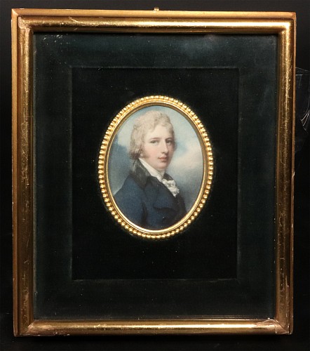 Inventory:  Portrait Miniature, Foster Bros. Boston Portrait Miniature after Richard Cosway 
, 1930s, $550