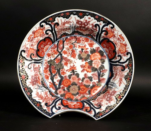 Japanese Porcelain 18th Century Japanese Porcelain Imari Barber's Bowl, 1720 $2,250