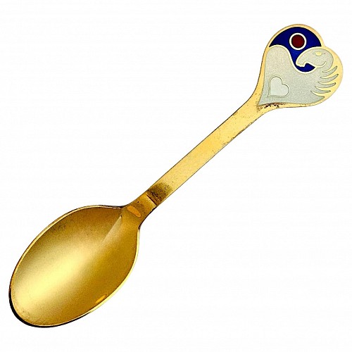 Inventory:  Michelsen, Anton Michelsen Sterling Silver Gilt Christmas Spoon for 1978 Designed by Vibeke Alfeldt, 1978, $135