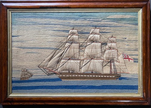 Inventory:  Sailor's Woolwork, British Sailor's Woolwork of Royal Navy Frigate, 1865