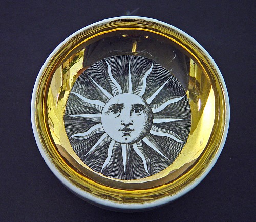 Inventory:  Piero Fornasetti, Piero Fronasetti Sun Dish, 1960s, $750