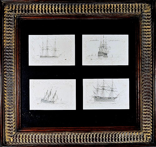 Inventory: George Bryant Campion, Royal Navy Ship Pencil Drawings by George Bryant Campion, 1830, $1,250