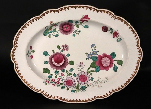 Inventory:  Barr, Flight & Barr Factory Porcelain, Barr, Flight & Barr Worcester Porcelain Serving Dish in Chinese Famille Rose Style, 1804-13, $1,250