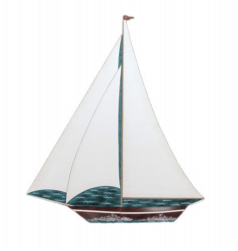 Inventory:  Warren Kimble, Warren Kimble Sailing Ship Hanging Cabinet, $1,250