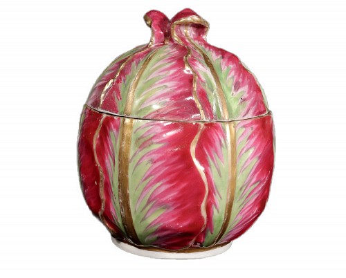 Inventory:  German Porcelain, German Porcelain Cabbage Tureen and Cover, Marcolini Meissen, Late 18th Century, $3,750