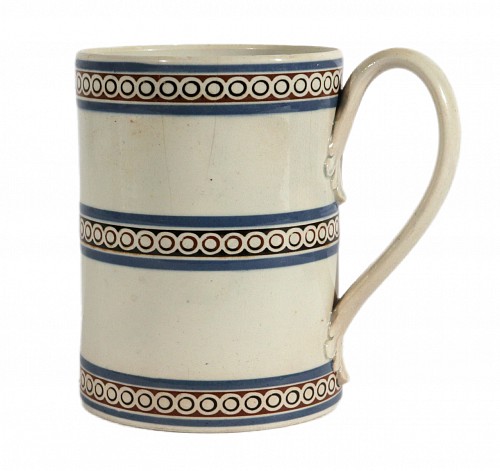 Pearlware Pearlware Tankard, Late 18th Century $600