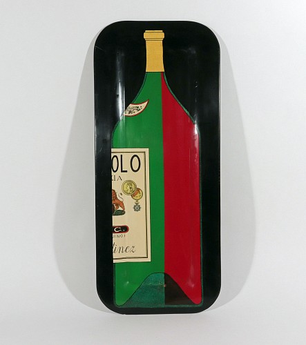 Piero Fornasetti Piero Fornasetti ""Bolo"" Metal Serving Tray, 1950s $2,500