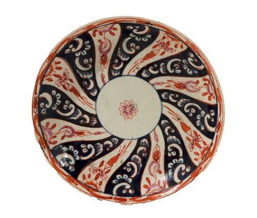 First Period Worcester Porcelain First Period Worcester Porcelain Queen Charlotte Pattern Saucer, 1775 $300