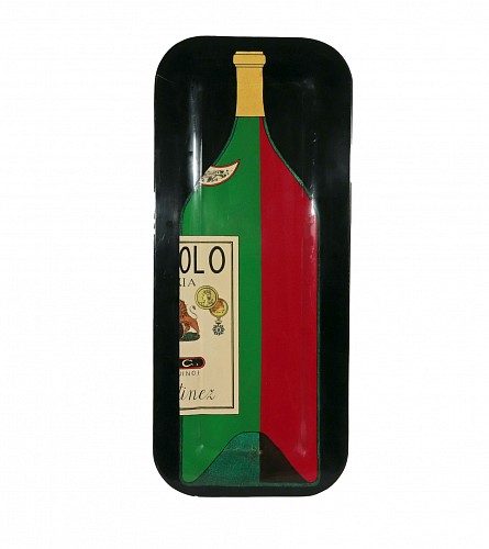 Inventory:  Piero Fornasetti, Piero Fornasetti ""Bolo"" Metal Serving Tray, 1950s, $2,500