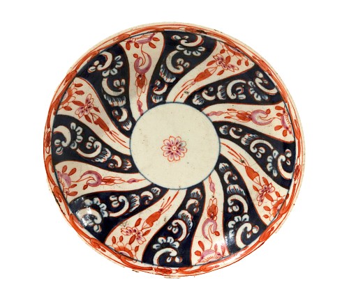 First Period Worcester Porcelain First Period Worcester Porcelain Queen Charlotte Pattern Saucer, 1775 $200