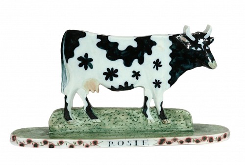 Mara Superior Maria Superior Porcelain Model of "Rosie", a model of a Cow, Dated 1992, Dated 1992 SOLD &bull;
