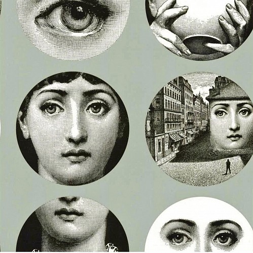 Inventory:  Patten, J., Fornasetti Wall Paper Rolls, SOLD &bull;