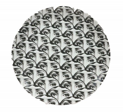 Piero Fornasetti Piero Fornasetti Themes & Variation Porcelain Plate, Number224, 1980s $700