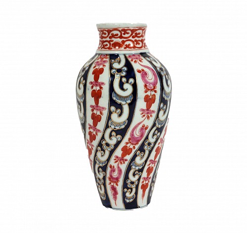 First Period Worcester Porcelain First Period Worcester Porcelain Imari ""Queen Charlotte"" Pattern Vase, 1775 $950