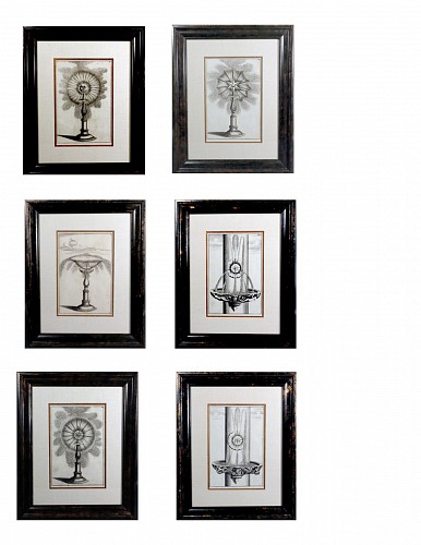 Georg Andreas Bockler 17th-century Georg Andreas Bockler&acirc;s Engravings of Architectural Fountains for Formal Gardens- Set of Six, Circa 1664 $7,000